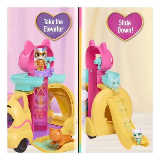 SuperKitties Purr 'N' Go Playset, alternate view