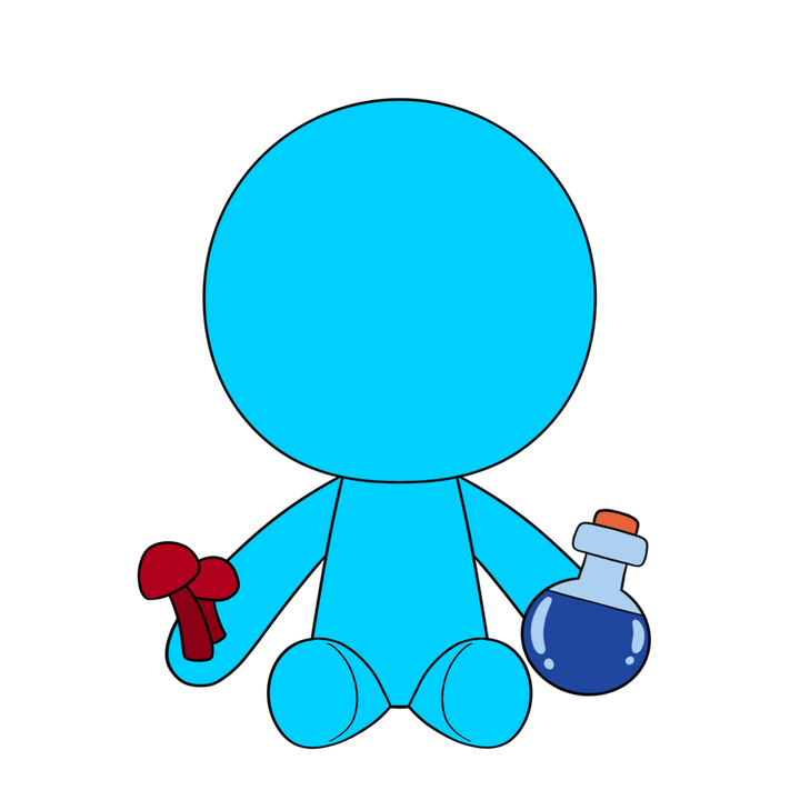 Youtooz Official Alan Becker Blue 9" Plush