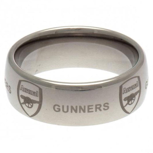Arsenal FC Super Titanium Ring Small