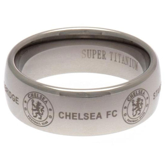 Chelsea FC Super Titanium Ring Small, alternate view