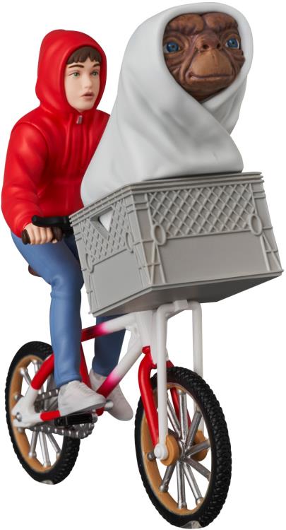 E.T. The Extra-Terrestrial Ultra Detail Figure No.801 E.T. & Elliot with Bicycle Figure