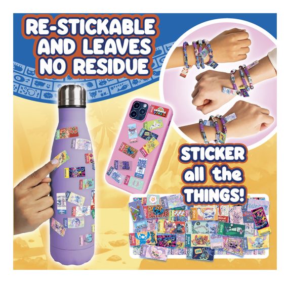 Sticki Rolls Disney Stitch Jewellery Craft Sticker Set