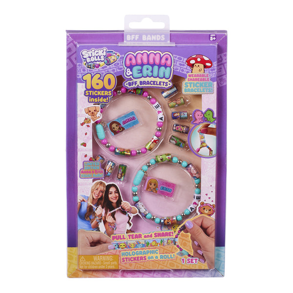Sticki Rolls Anna & Erin BFF Pack Sticker Bracelets