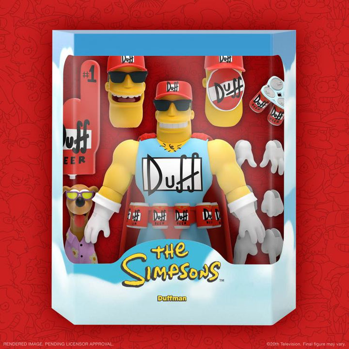 The Simpsons ULTIMATES! Duffman Action Figure