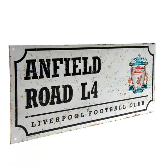 Liverpool FC Retro Street Sign, alternate view