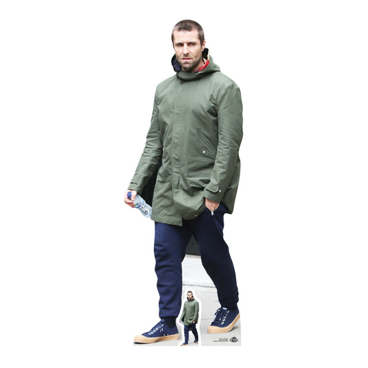 Liam Gallagher Height 178cm Lifesize Cardboard Cut Out With Mini, alternate view