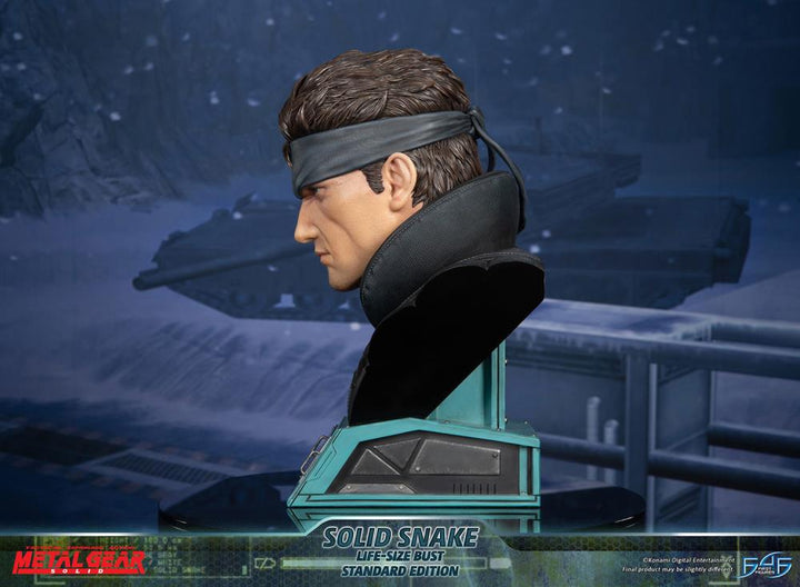 First4Figures Metal Gear Solid Solid Snake 1/1 Scale Life-Size Bust