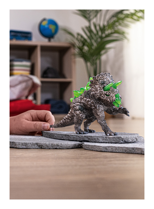 Schleich - Stone Triceratops - Image