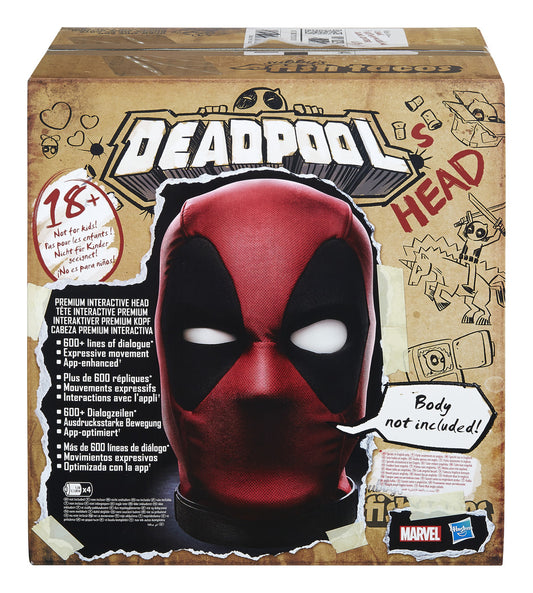 Marvel Legends Series Deadpool's Head Premium Interactive Collectible