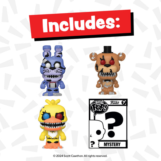 Bitty Pop! 4 Pack - Five Nights at Freddy's - Nightmare Bonnie