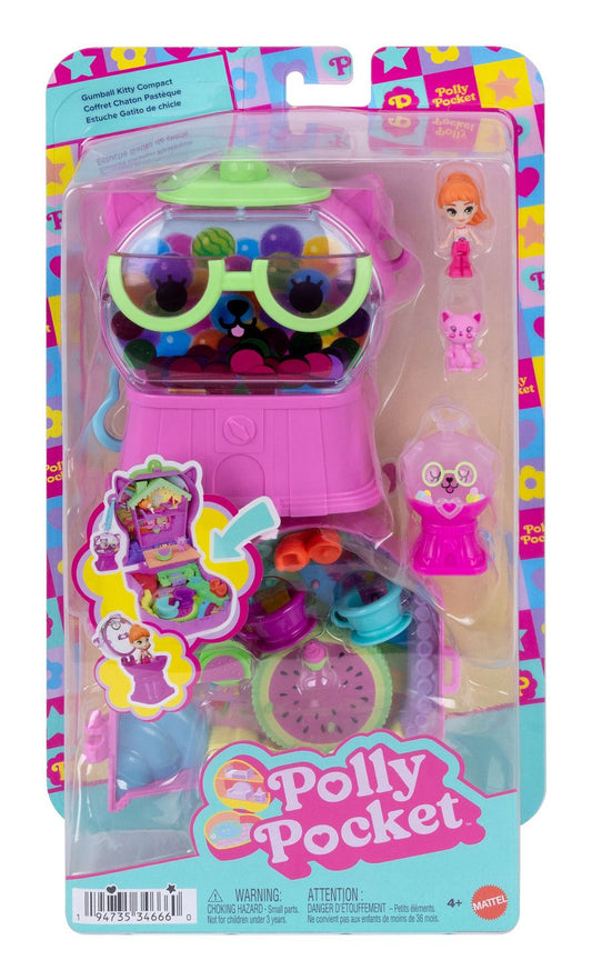 Polly Pocket Gumball Kitty Compact - Image