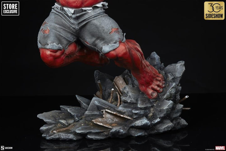 Sideshow Marvel Premium Format Red Hulk (Thunderbolt Ross) Exclusive 29" Statue