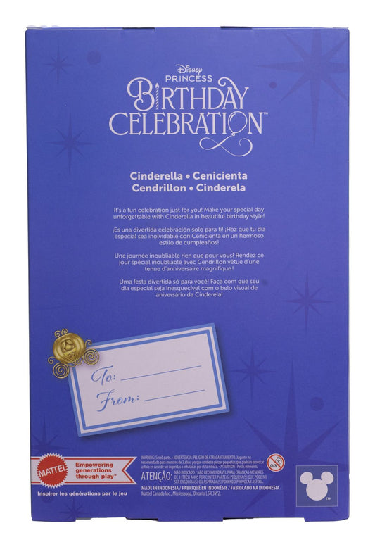 Disney Princess Birthday Cinderella Doll - Image