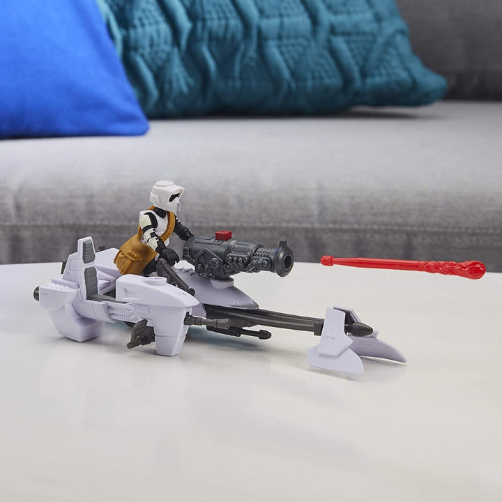 Star Wars Mission Fleet Biker Scout with Speeder