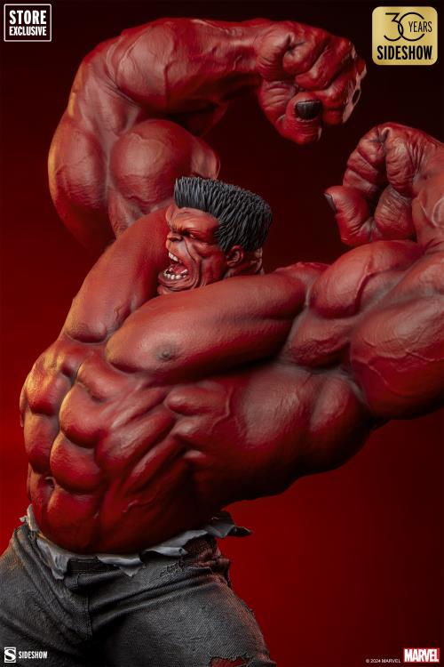 Sideshow Marvel Premium Format Red Hulk (Thunderbolt Ross) Exclusive 29" Statue