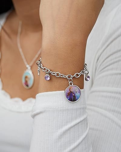 Disney Silver Plated Frozen Charm Bracelet - Image 2
