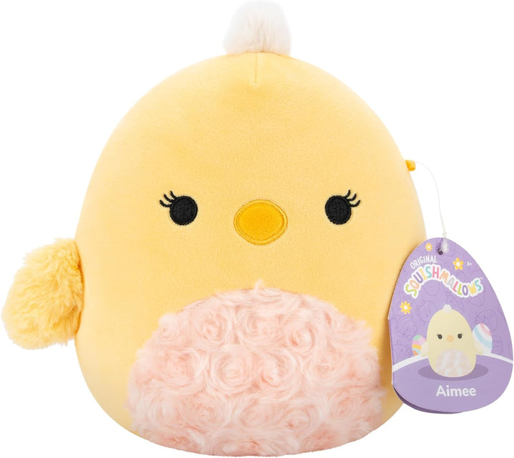 Squishmallows Aimee the Yellow Chick Squishmallows Easter Plush 7 5 Inch