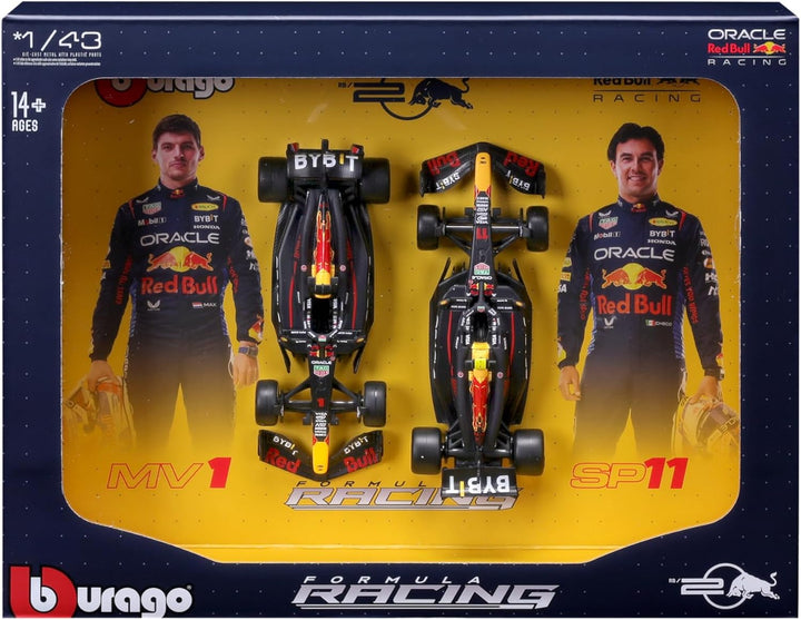 Formula 1 F1 Red Bull RB20 1:43 Twin Pack Max Verstappen & Sergio Perez