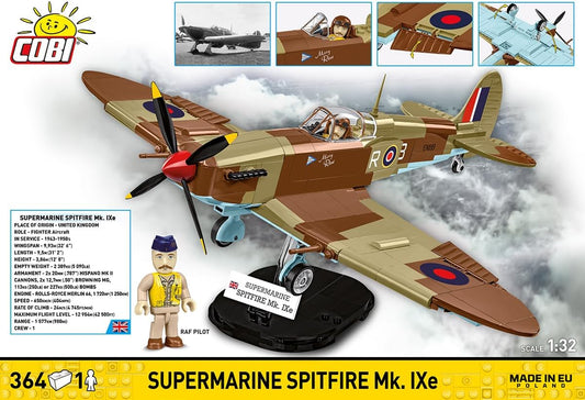 Cobi 5764 World War II Supermarine Spitfire MK.IXE 364 pcs - Image 2