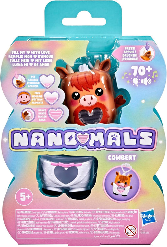 Nano Mals Cowbert the Highland Cow Electronic Fidget Pet - Image 2