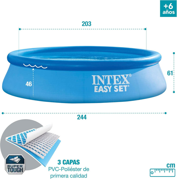 Intex 8ft x 24in Easy Set Swimming Pool