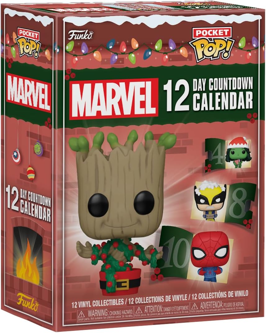 Marvel 2024 Funko Advent Calendar 12-Day Countdown Gift