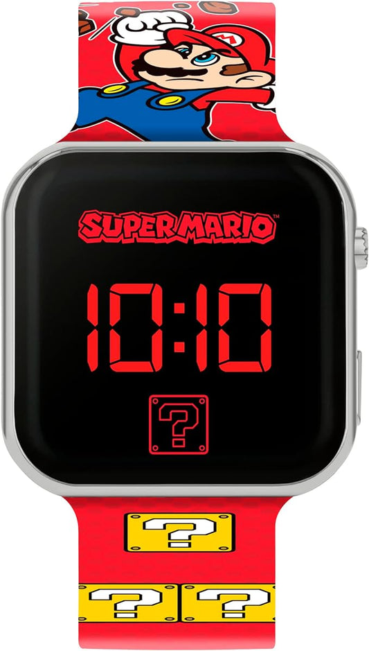 Nintento Super Mario Printed Strap LED Watch - Image 2