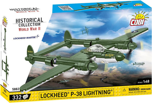 Cobi 5882 World War II Lockheed P 38 Lightning 332 pcs - Image 2