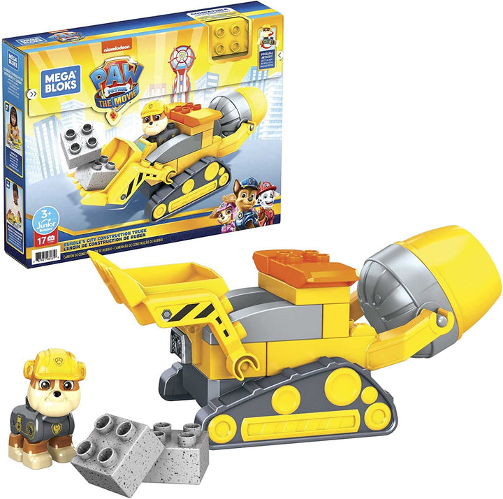 PAW Patrol Rubble’s City Construction Truck Mega Bloks Set
