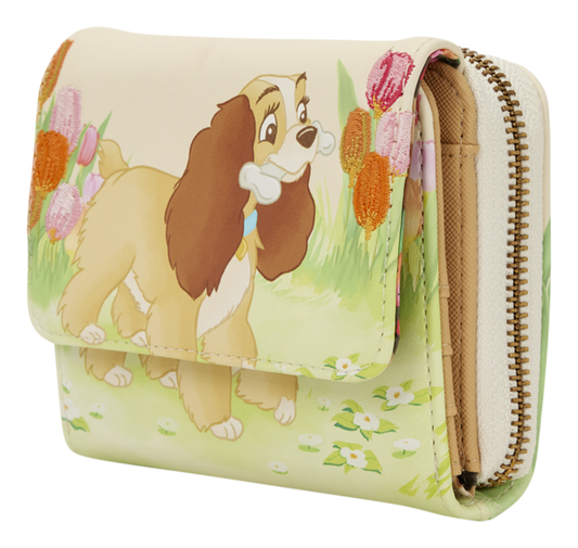 Loungefly - Lady & The Tramp Pastel Tulip Wallet - Image
