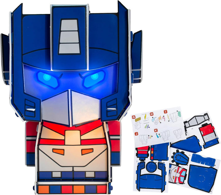Transformers Optimus Prime Build A Bot Light Kit Figure