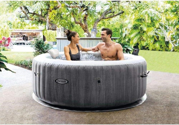 Intex Purespa (4 Person) Greywood Deluxe Set