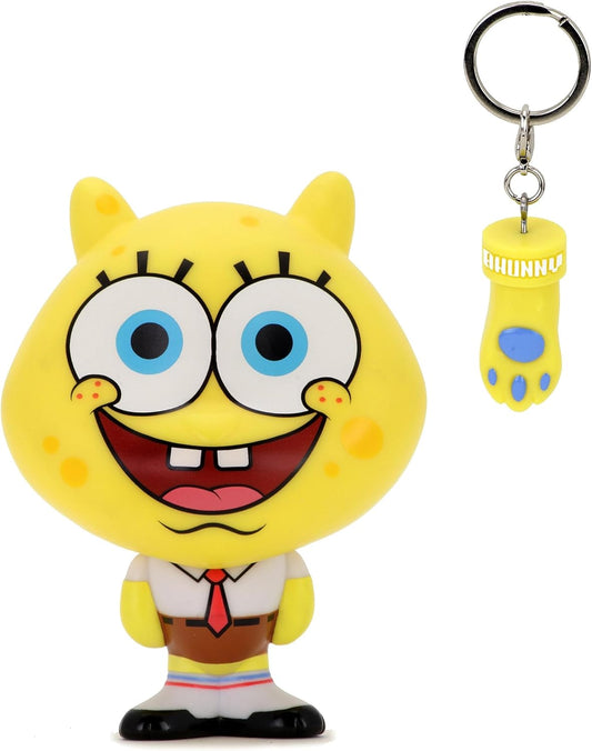 Spongebob Squarepants Bhunny 4" Vinyl Figure With Keyring (Kidrobot) (view 2)