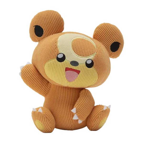 Jazwares Teddiursa Pokémon Animated Series 8" Corduroy Plush Figure