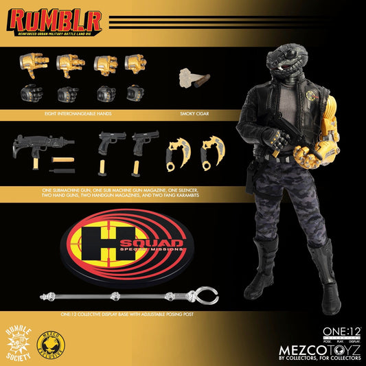 Hazard Squad R.U.M.B.L.R. Truck and Death Adder One:12 Collective Set (SDCC Exclusive) front view