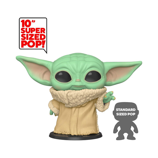 Jumbo - Star Wars Mandalorian - 10" The Child Funko Pop! Vinyl Figure, front detail