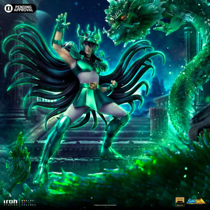 Iron Studios Saint Seiya Dragon Shiryu Deluxe 1/10 Art Scale Limited Edition Statue