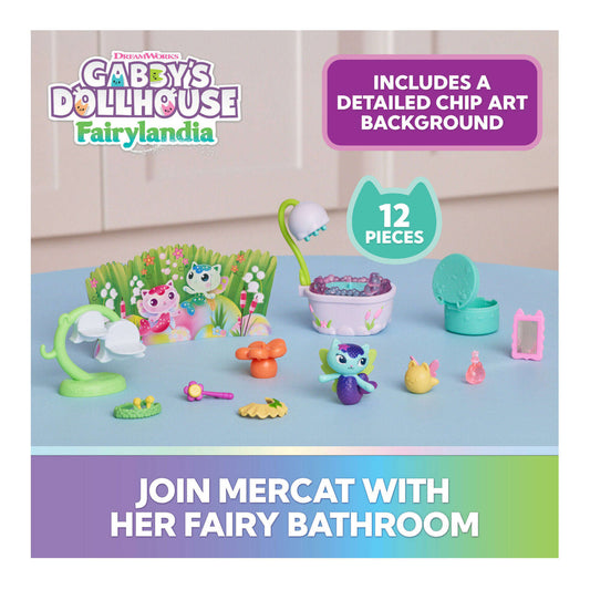 Gabby's Dollhouse Mercat Fairy Bathroom