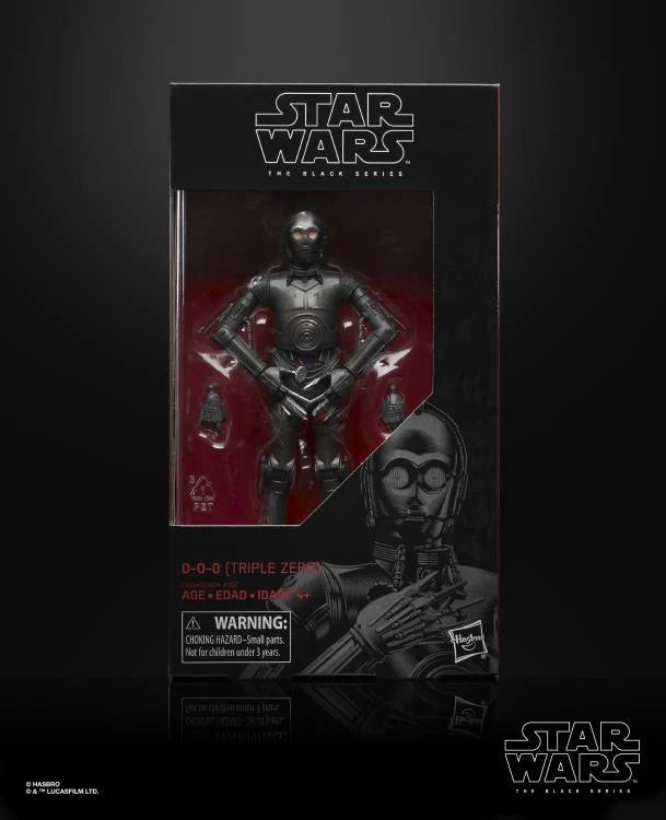 Star Wars The Black Series 0-0-0 (Triple Zero) 6" Action Figure