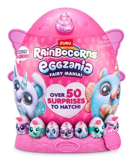 Rainbocorns Eggzania Fairy Mania Large Surprise Plush Toy