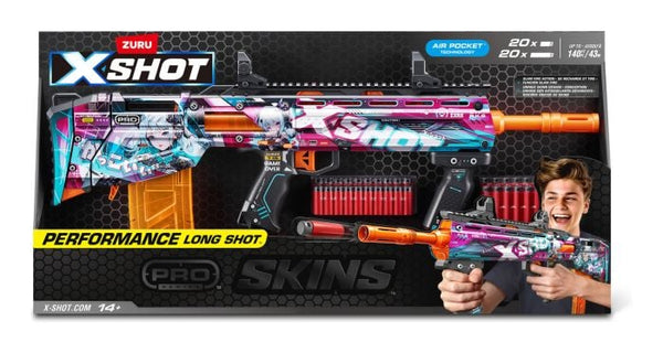 XSHOT Skins Pro Series 1 Anime Long Shot Blaster (40 Darts)