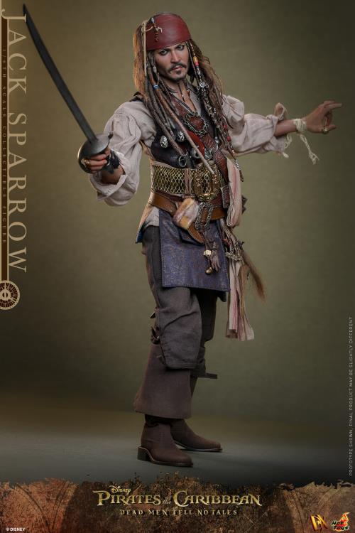 Hot Toys Pirates of the Caribbean Dead Men Tell No Tales Captain Jack Sparrow (Deluxe Version) 1/6th Scale Figure