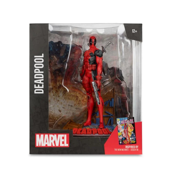 McFarlane Marvel Comics Deadpool (New Mutants #98) 1/10 Scale Figure