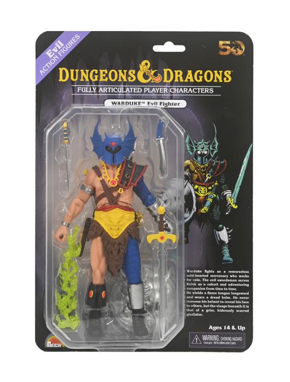 NECA Dungeons & Dragons 50th Anniversary Warduke 7" Action Figure