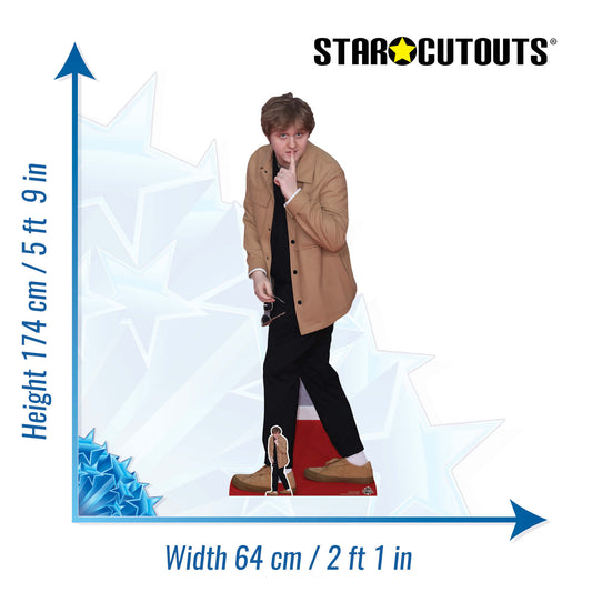 Lewis Capaldi Scottish Singer Songwriter Height 174cm, alternate view