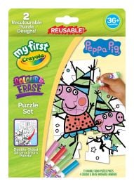 Peppa Pig Colour and Erase Puzzle Toy