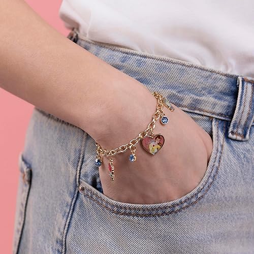 Disney Princess Yellow Gold Charm Bracelet - Image 2