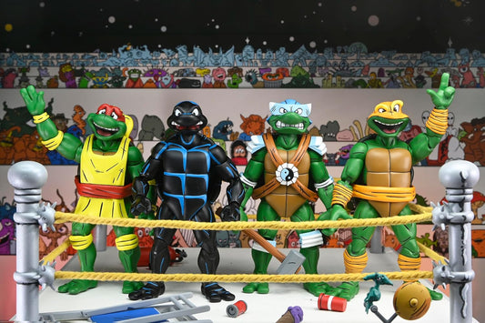 TMNT Comic Stump Wrestling Turtles (Archie Comics) 7" Scale Action Figure 4-Pack Teenage Mutant Ninja Turtles (view 2)