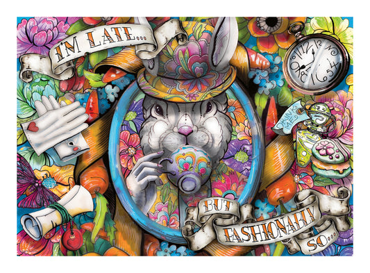 Fashionably Late 1000 Piece Jigsaw Puzzle
