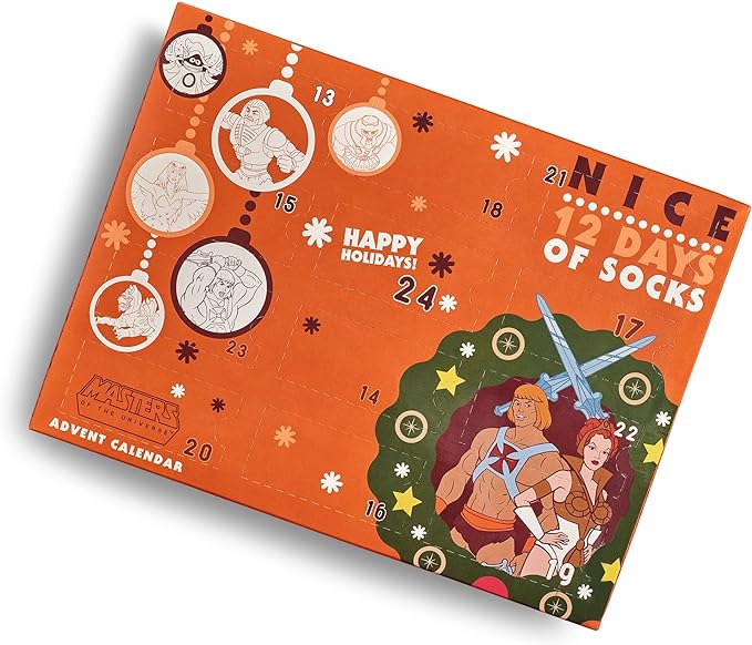 He-Man and the Masters Of The Universe ‘Nice’ 12 Days Of Socks Advent Calendar